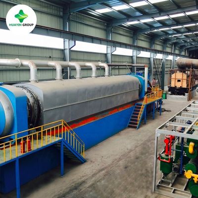 quality  Continuous Tire Pyrolysis Plant Continuous Waste Tire Pyrolysis Plant With Stainless Steel Reactor factory
