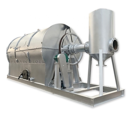 HUAYIN mini 500 kg tire pyrolysis plastic rubber plant mixed waste plastic with gasoline making pyrolysis plant