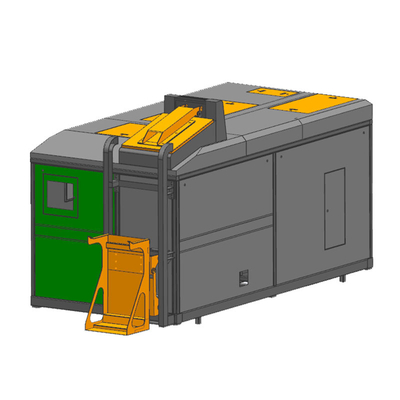 Auto-reverse grind system industrial waste disposal machine kitchen organic food composting machine