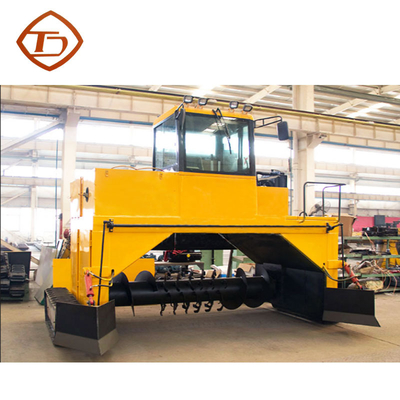 High Efficiency CE Certified Crawler Type Compost Manure Making Organic Waste Composting Machine For Pig Manure