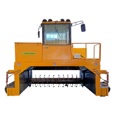 High Efficiency China Electric Mushroom Organic Fertilizer Home Waste Compost Turner Making Machines Price For Sale