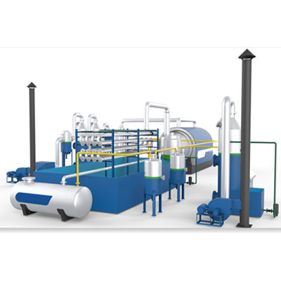 Factory Competitive Price Small Scale Tire Recycling Plant Waste Tire Pyrolysis Machine